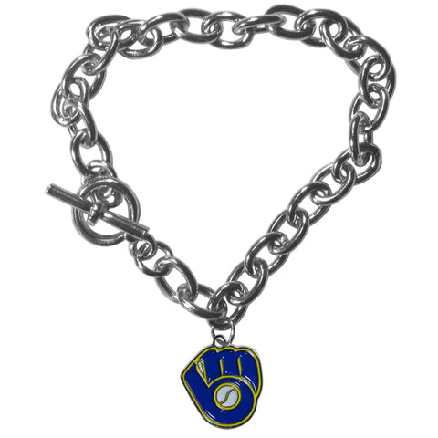 Milwaukee Brewers Charm Chain Bracelet
