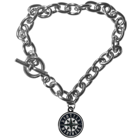 Seattle Mariners Charm Chain Bracelet