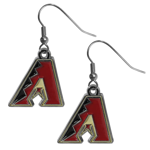 Arizona Diamondbacks Chrome Dangle Earrings