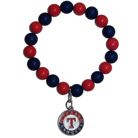 Texas Rangers Fan Bead Bracelet