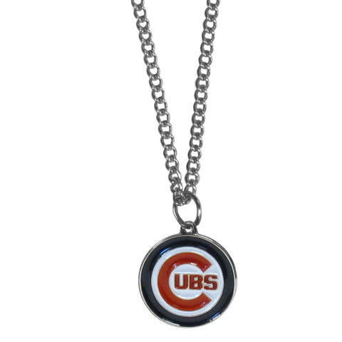Chicago Cubs Chain Necklace with Small Charm