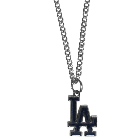 Los Angeles Dodgers Chain Necklace with Small Charm