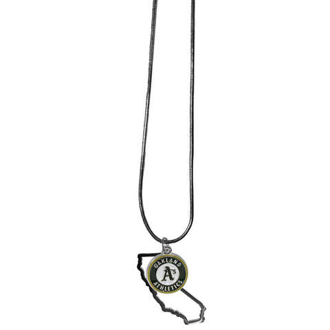 Oakland Athletics State Charm Necklace