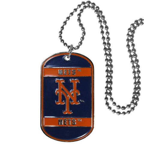 New York Mets Tag Necklace