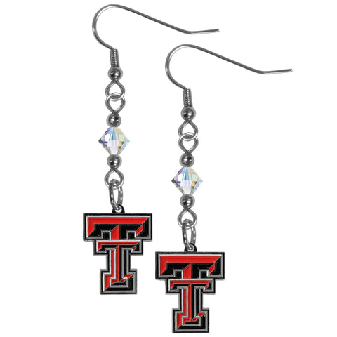 Texas Tech Raiders Crystal Dangle Earrings