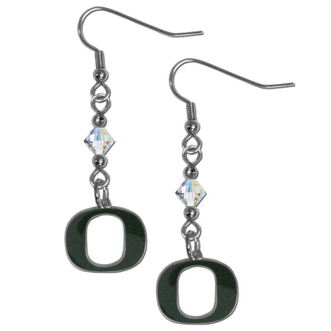 Oregon Ducks Crystal Dangle Earrings