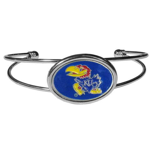 Kansas Jayhawks Cuff Bracelet