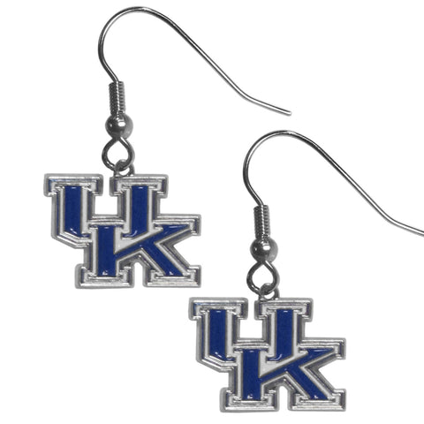 Kentucky Wildcats Chrome Dangle Earrings