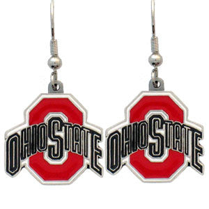 Ohio St. Buckeyes Dangle Earrings