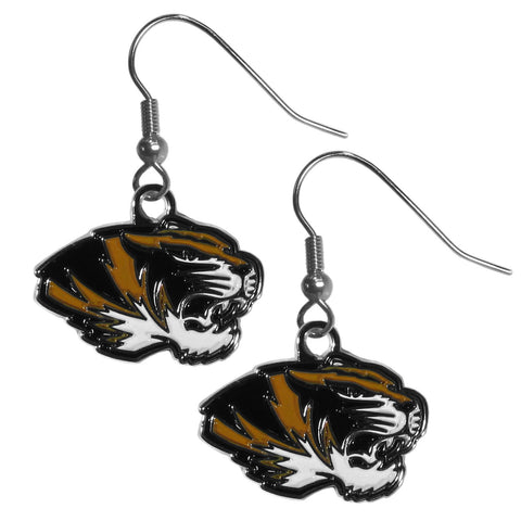 Missouri Tigers Chrome Dangle Earrings