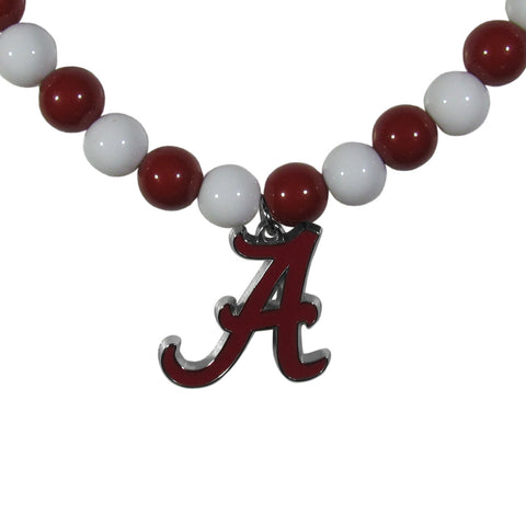 Alabama Crimson Tide Fan Bead Necklace