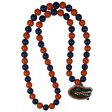 Florida Gators Fan Bead Necklace
