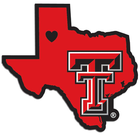 Texas Tech Raiders Home State Decal  In Stock