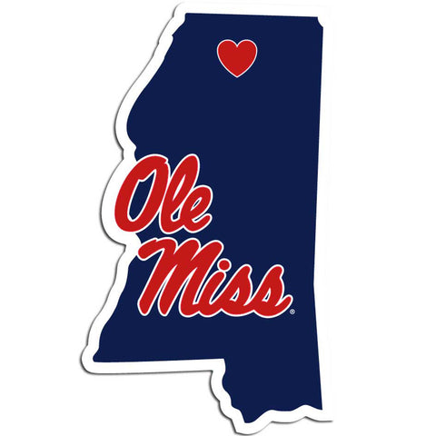 Mississippi Rebels Home State Decal
