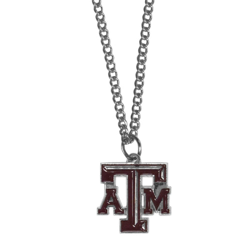Texas A & M Aggies Chain Necklace with Small Charm