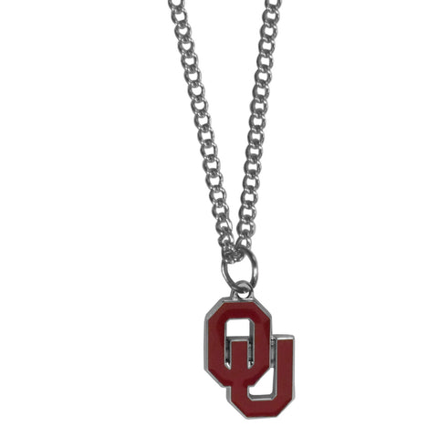 Oklahoma Sooners Chain Necklace with Small Charm
