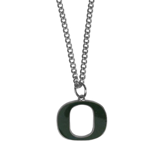 Oregon Ducks Chain Necklace with Small Charm