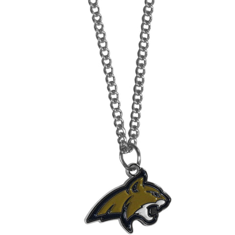 Montana St. Bobcats Chain Necklace with Small Charm