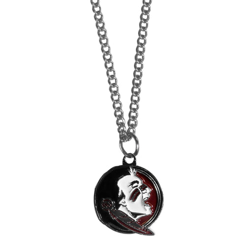 Florida St. Seminoles Chain Necklace with Small Charm