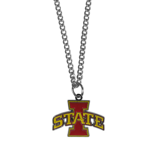 Iowa St. Cyclones Chain Necklace with Small Charm