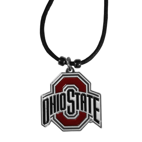 Ohio St. Buckeyes Cord Necklace