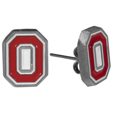 Ohio St. Buckeyes Stud Earrings