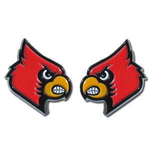 Louisville Cardinals Stud Earrings