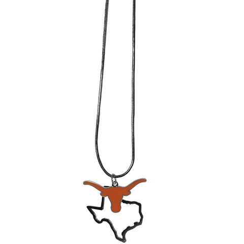 Texas Longhorns State Charm Necklace