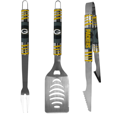 Green Bay Packers 3 pc Tailgater BBQ Set