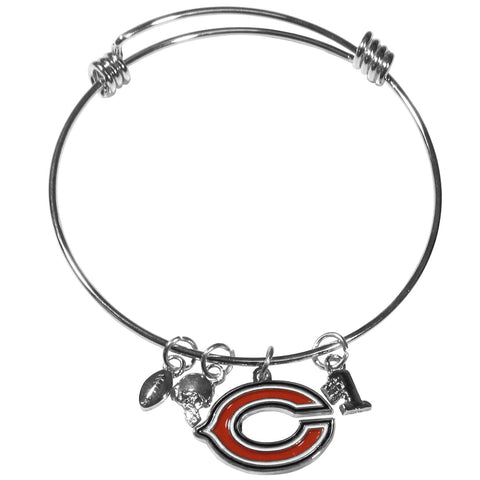 Chicago Bears Charm Bangle Bracelet
