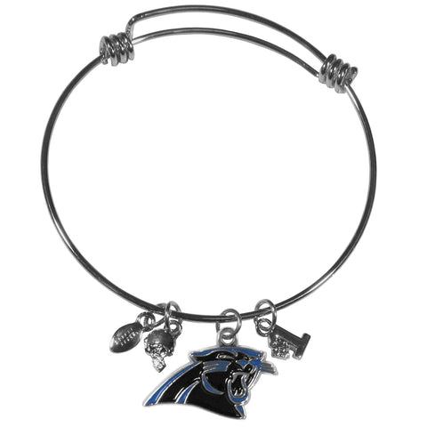 Carolina Panthers Charm Bangle Bracelet