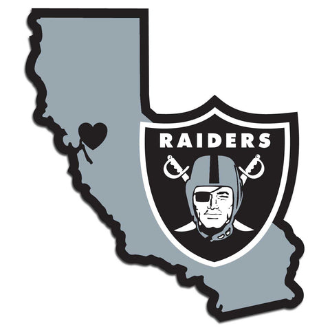 Oakland Raiders Home State Decal – Mr. Sports Wear