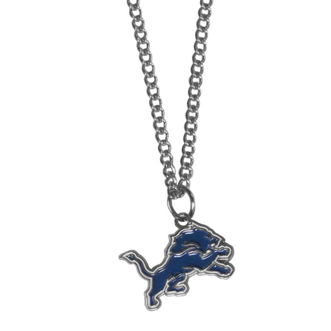 Detroit Lions Chain Necklace with Small Charm