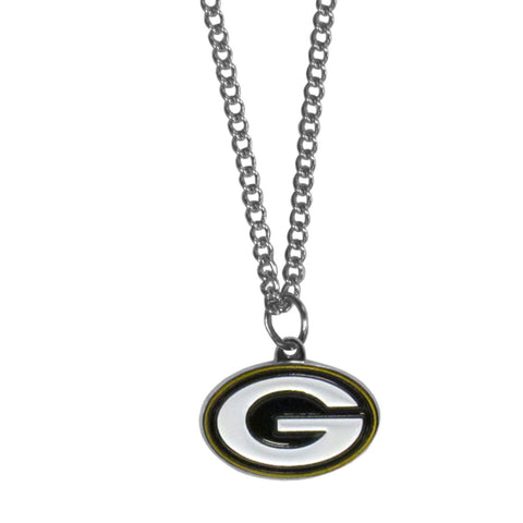 Green Bay Packers Chain Necklace with Small Charm