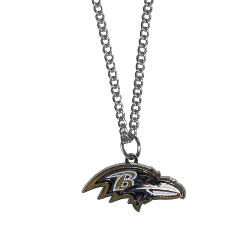 Baltimore Ravens Chain Necklace with Small Charm
