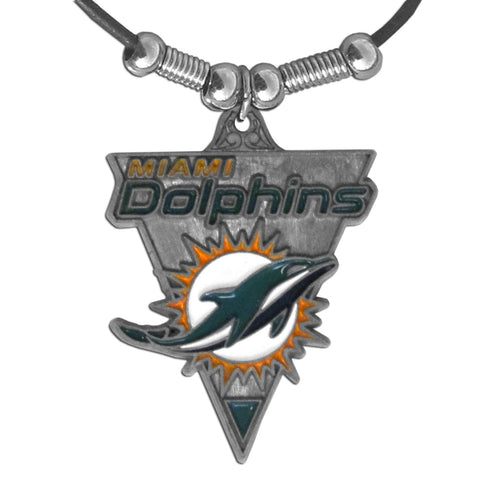 Miami Dolphins Classic Cord Necklace