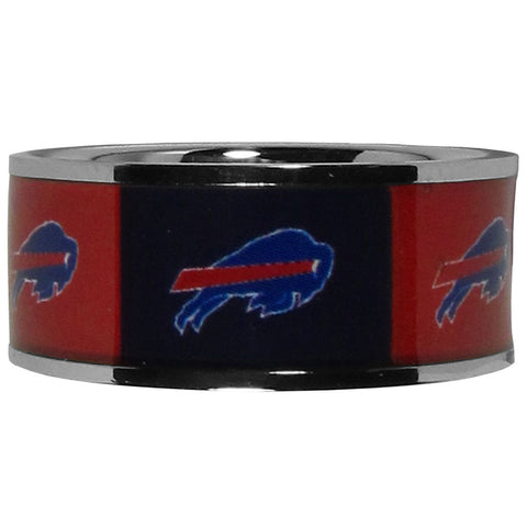 Buffalo Bills Steel Inlaid Ring