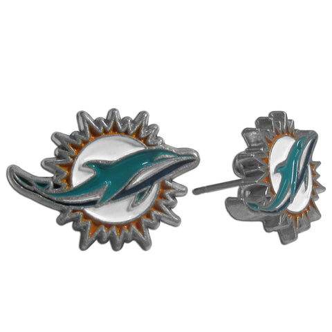Miami Dolphins Stud Earrings