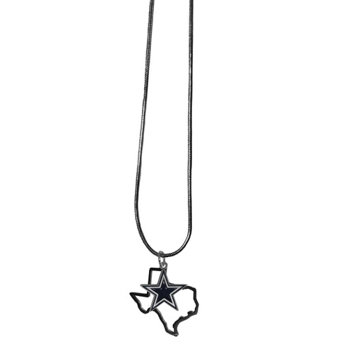 Dallas Cowboys State Charm Necklace