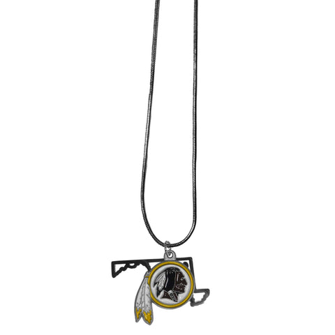 Washington Redskins State Charm Necklace
