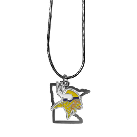Minnesota Vikings State Charm Necklace