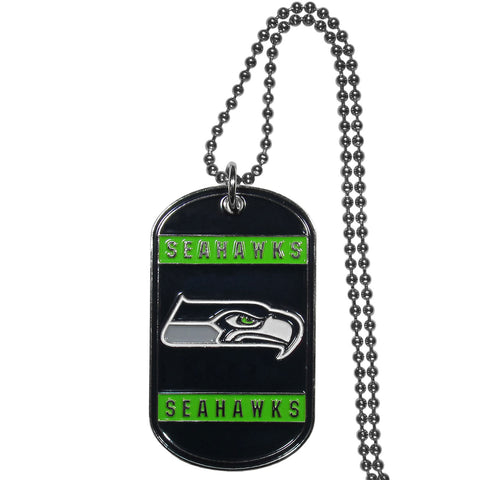Seattle Seahawks Tag Necklace