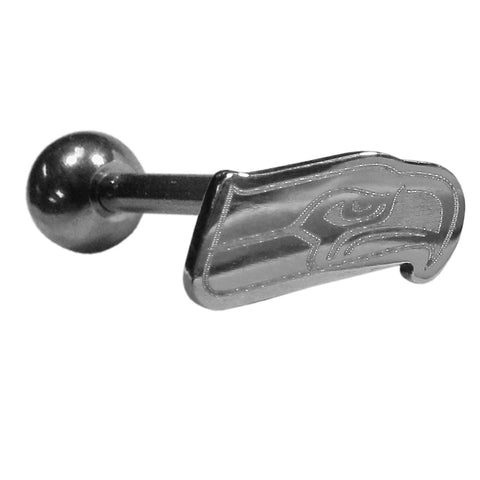 Seattle Seahawks Barbell Tongue Ring