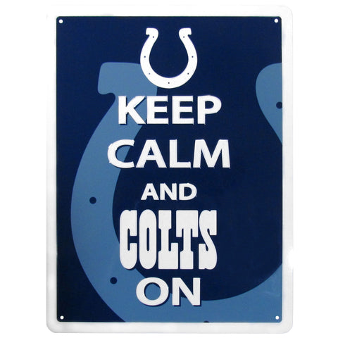 Indianapolis Colts Keep Calm Sign