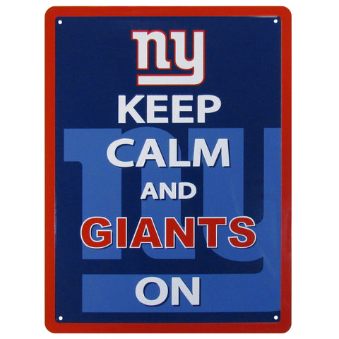 New York Giants Keep Calm Sign