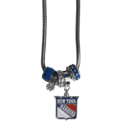New York Rangers® Euro Bead Necklace