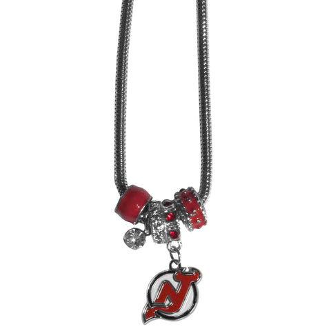 New Jersey Devils® Euro Bead Necklace