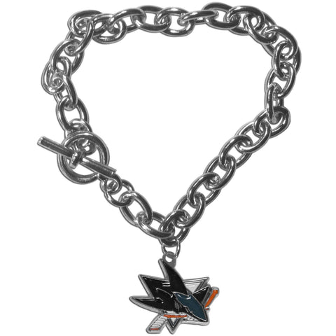 San Jose Sharks® Charm Chain Bracelet