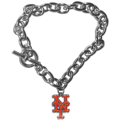 New York Mets Charm Chain Bracelet