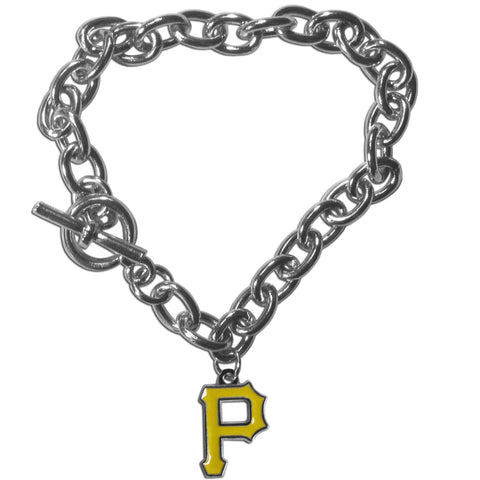 Pittsburgh Pirates Charm Chain Bracelet